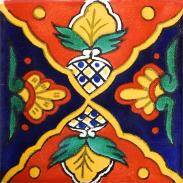 Mexican Handmade Tile Roberto 1074
